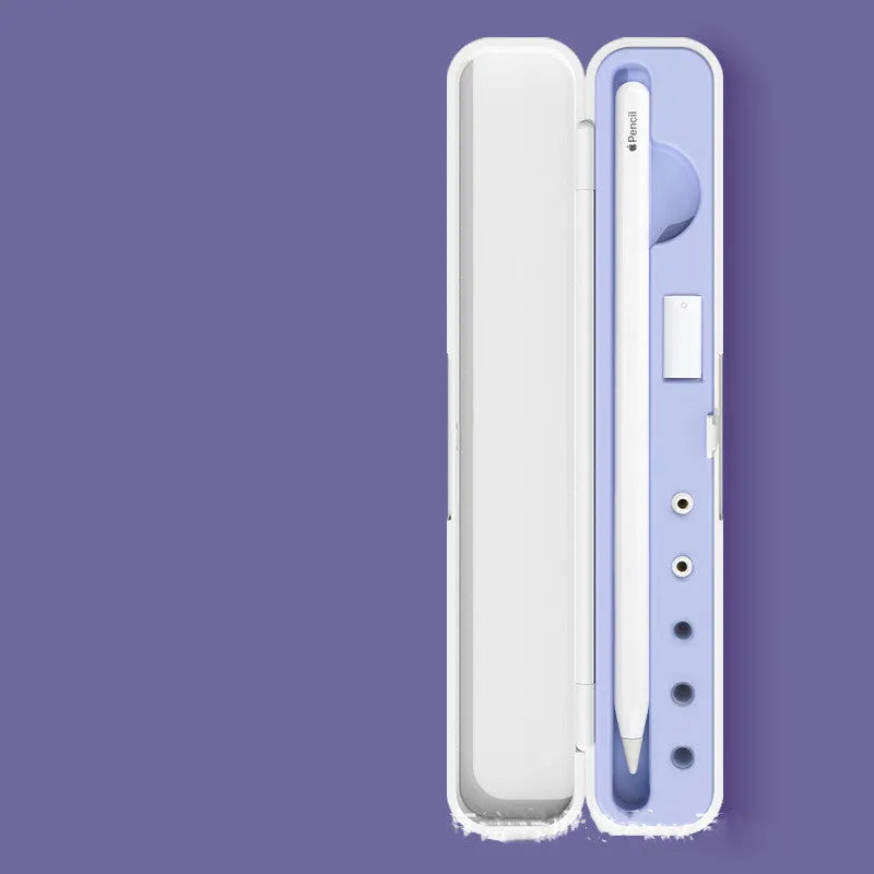 Hard-shell protective travel case for Apple Pencil 1st and 2nd Generation in multiple colours.