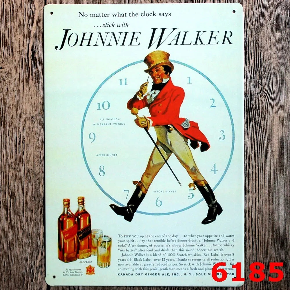 Retro barbecue and beer themed metal tin painting wall sign, 20cm by 30cm in size.
