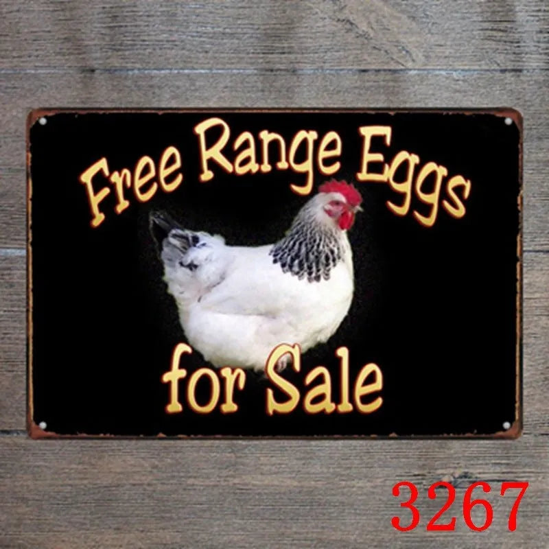 Retro barbecue and beer themed metal tin painting wall sign, 20cm by 30cm in size.
