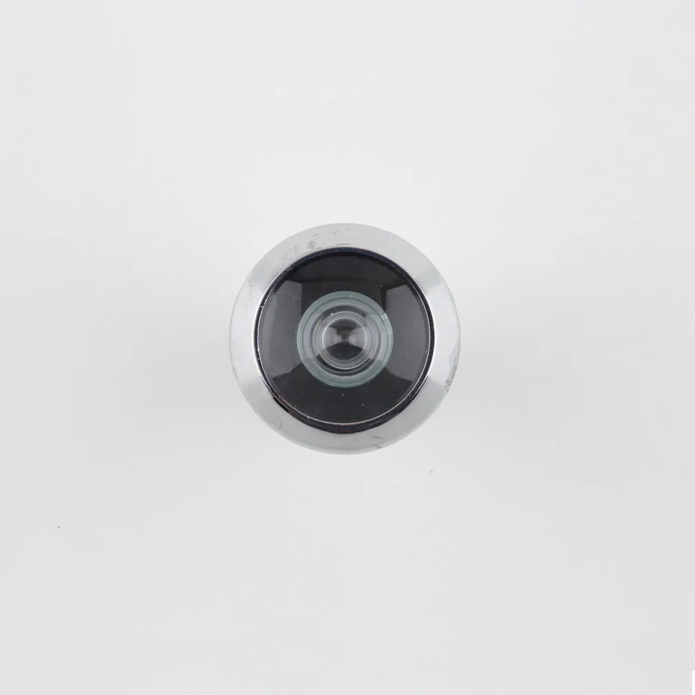 Digital wireless door peephole monitor with indoor LCD screen and outdoor camera unit.