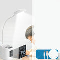 White USB desk lamp with touch switch control for study and dormitory use