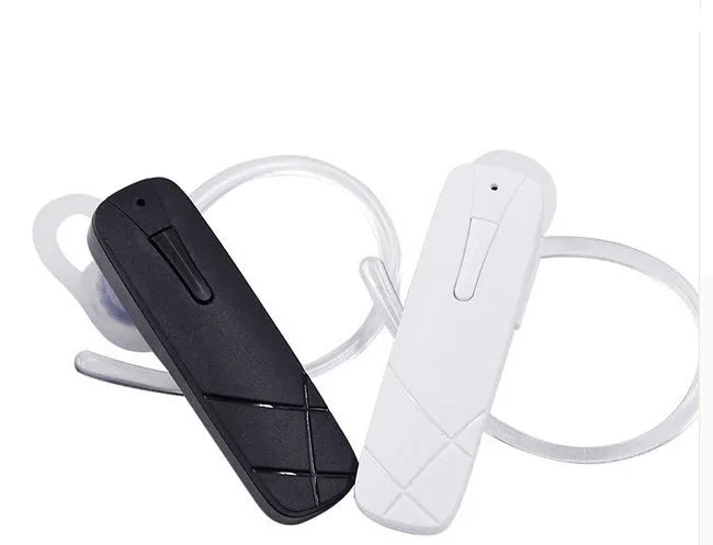Black or white mini wireless Bluetooth earphones with earplug design