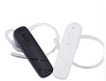 Black or white mini wireless Bluetooth earphones with earplug design