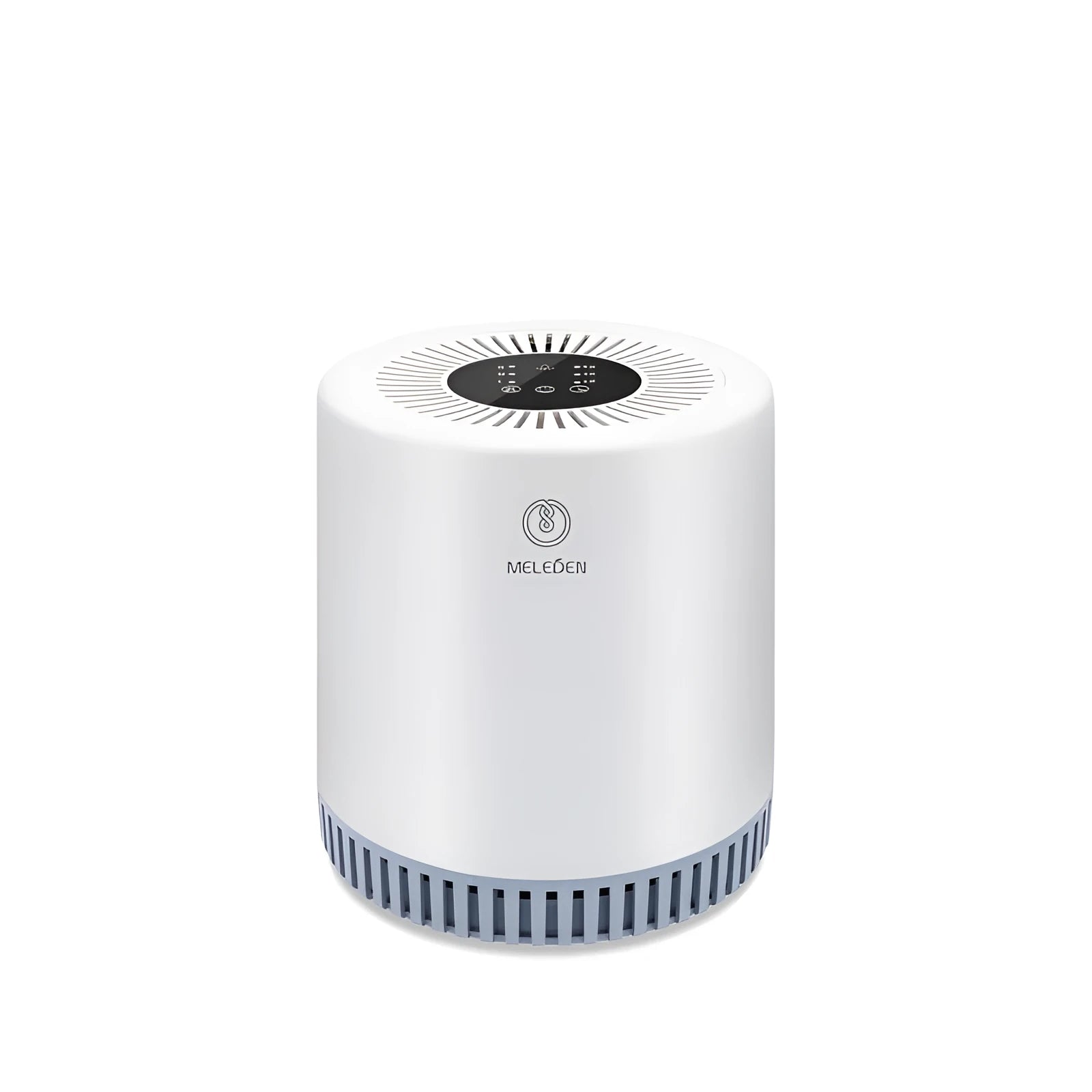 White household air purifier unit for medium rooms 15-20 square metres with universal voltage compatibility