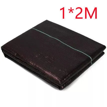 Black plastic woven weed control cloth for farmland and greenhouse weed suppression