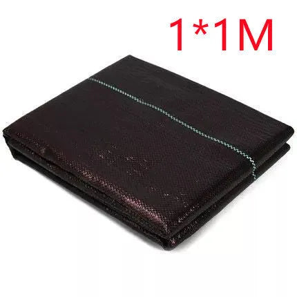 Black plastic woven weed control cloth for farmland and greenhouse weed suppression