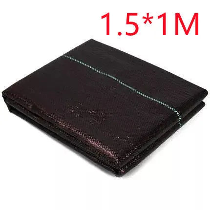 Black plastic woven weed control cloth for farmland and greenhouse weed suppression