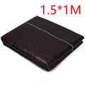 Black plastic woven weed control cloth for farmland and greenhouse weed suppression