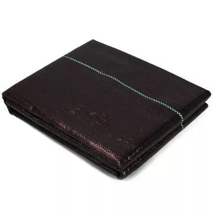 Black plastic woven weed control cloth for farmland and greenhouse weed suppression