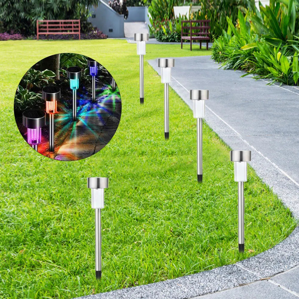 Stainless steel garden landscape light with LED illumination and waterproof IP44 rating