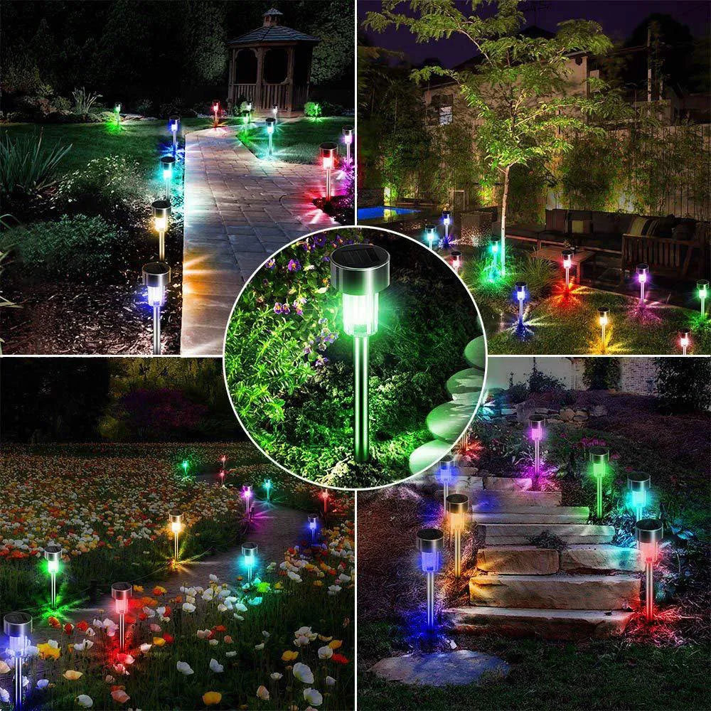 Stainless steel garden landscape light with LED illumination and waterproof IP44 rating