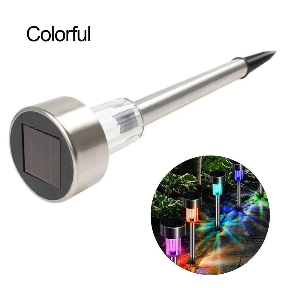 Stainless steel garden landscape light with LED illumination and waterproof IP44 rating