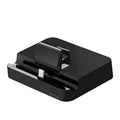 Black mobile phone to HD converter dock with HDMI and USB ports for screen mirroring and 5Gbps file transfer
