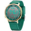 Shifenmei black digital sports watch with 10 metre waterproof rating on a resin strap.