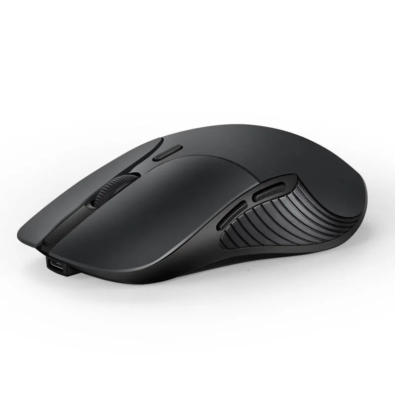 Blue smart voice translator mouse with 2.4G wireless connectivity and rechargeable design