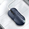 Blue smart voice translator mouse with 2.4G wireless connectivity and rechargeable design