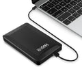 Udma mobile hard disk 750GB black ABS plastic shell portable external storage