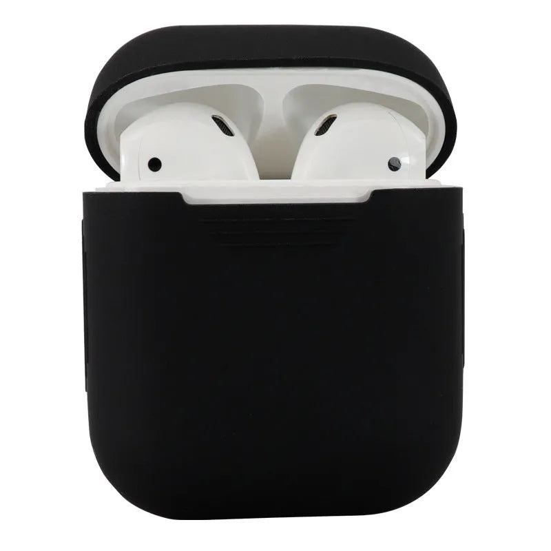 Silicone protective cover for Apple AirPods 2 wireless headphones in various colour options