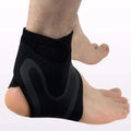 Ankle support brace for sports recovery in left and right foot models with shoe size sizing