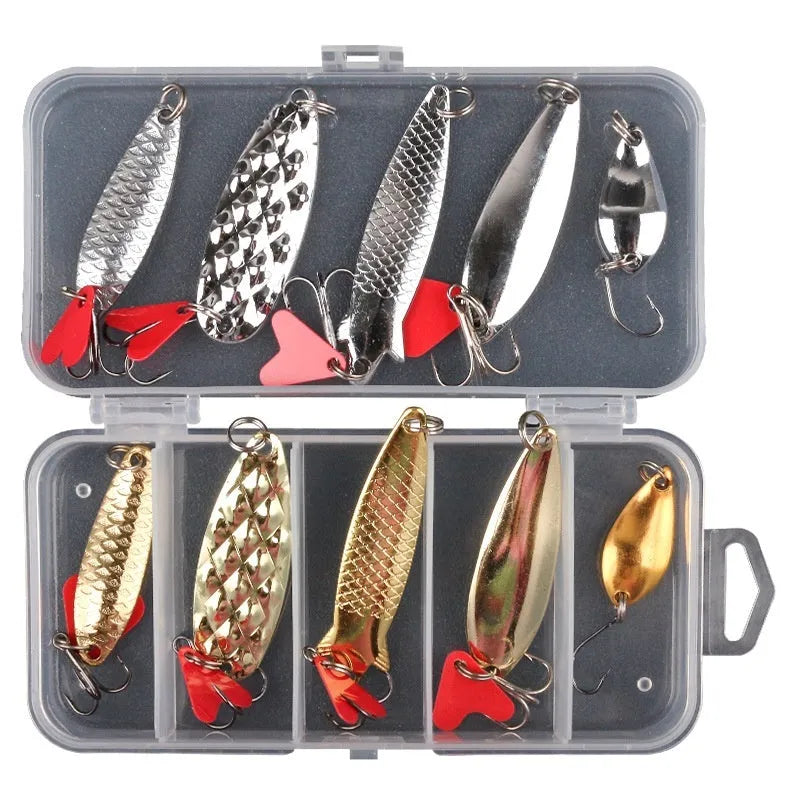 Metal pineapple sequin fishing lure dressings in gold and silver for iron jigs and false baits