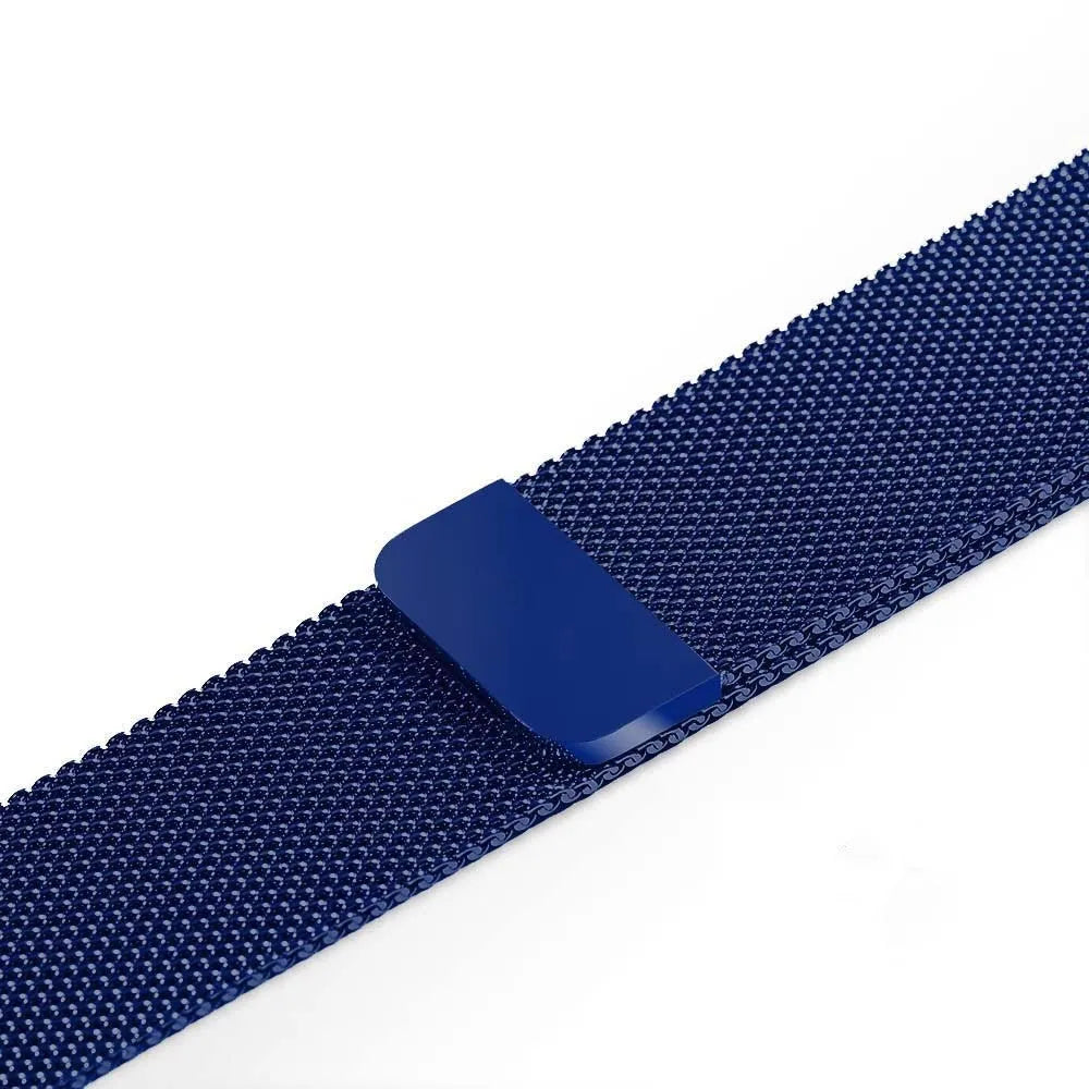 Stainless steel smartwatch strap for 38mm and 42mm watches in silver colour