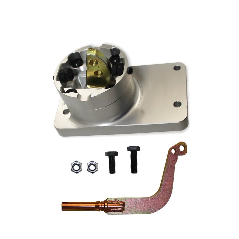 Silver aluminium short gear shift lever for Horton car manual transmission