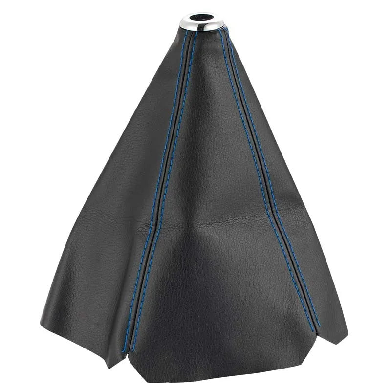 General Motors PU leather gear dirt-proof cover in black, blue, or red line colour options