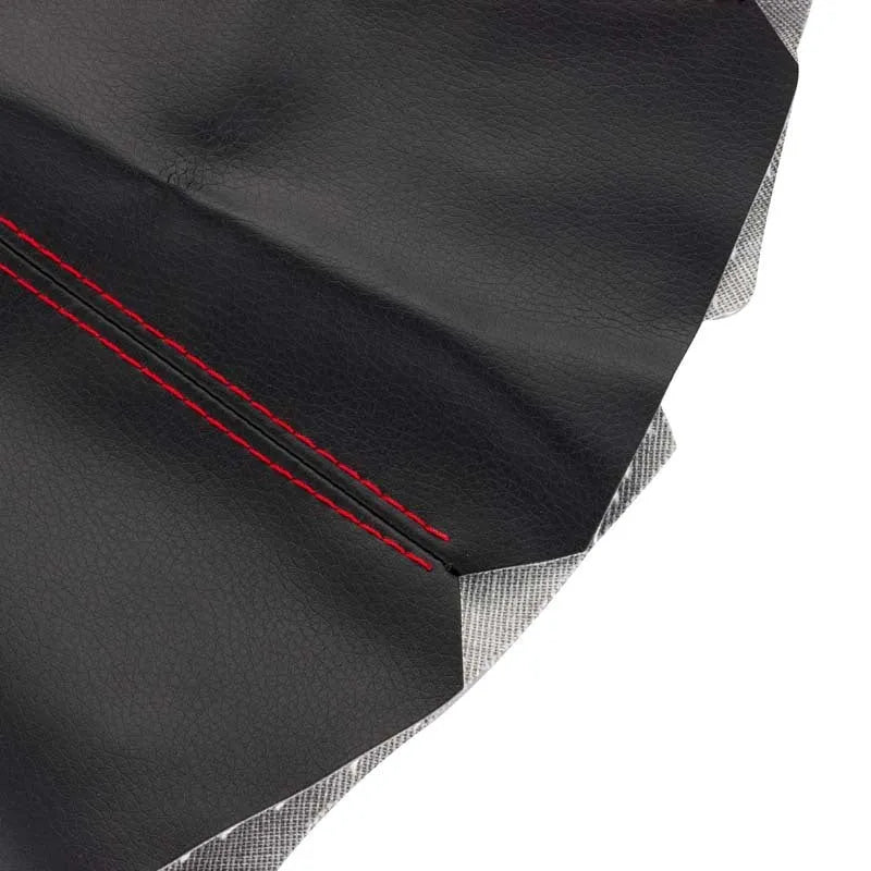 General Motors PU leather gear dirt-proof cover in black, blue, or red line colour options