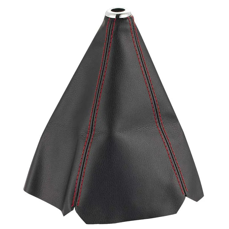 General Motors PU leather gear dirt-proof cover in black, blue, or red line colour options