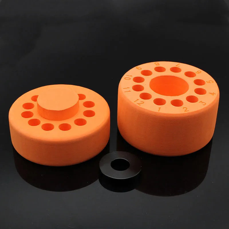 Orange metal and blue plastic gradient freezing cooling box for freezer cell recovery