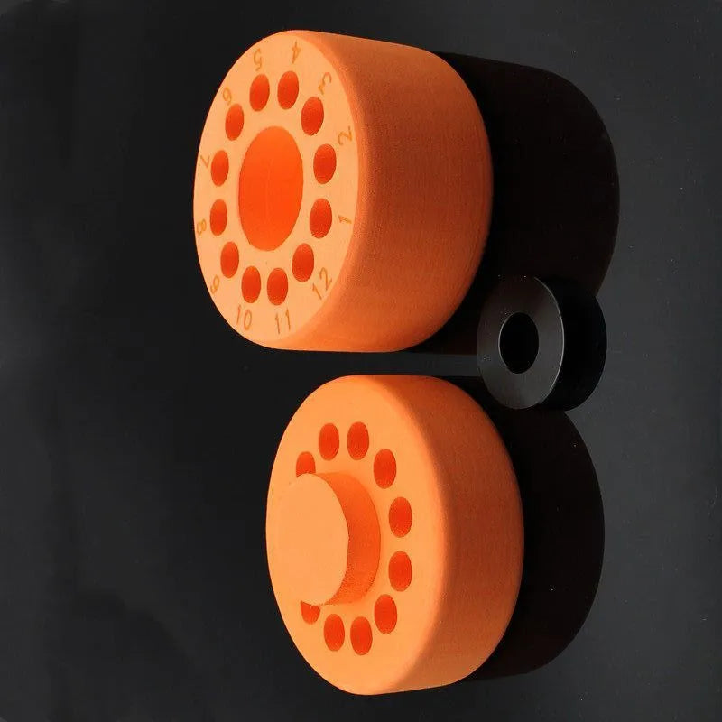 Orange metal and blue plastic gradient freezing cooling box for freezer cell recovery