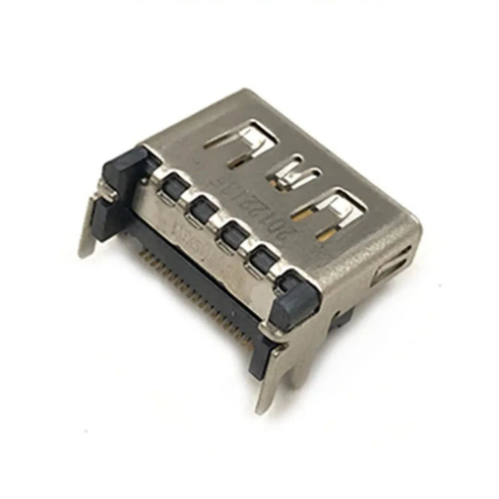 Silver HDMI host interface socket replacement part for gaming console connections