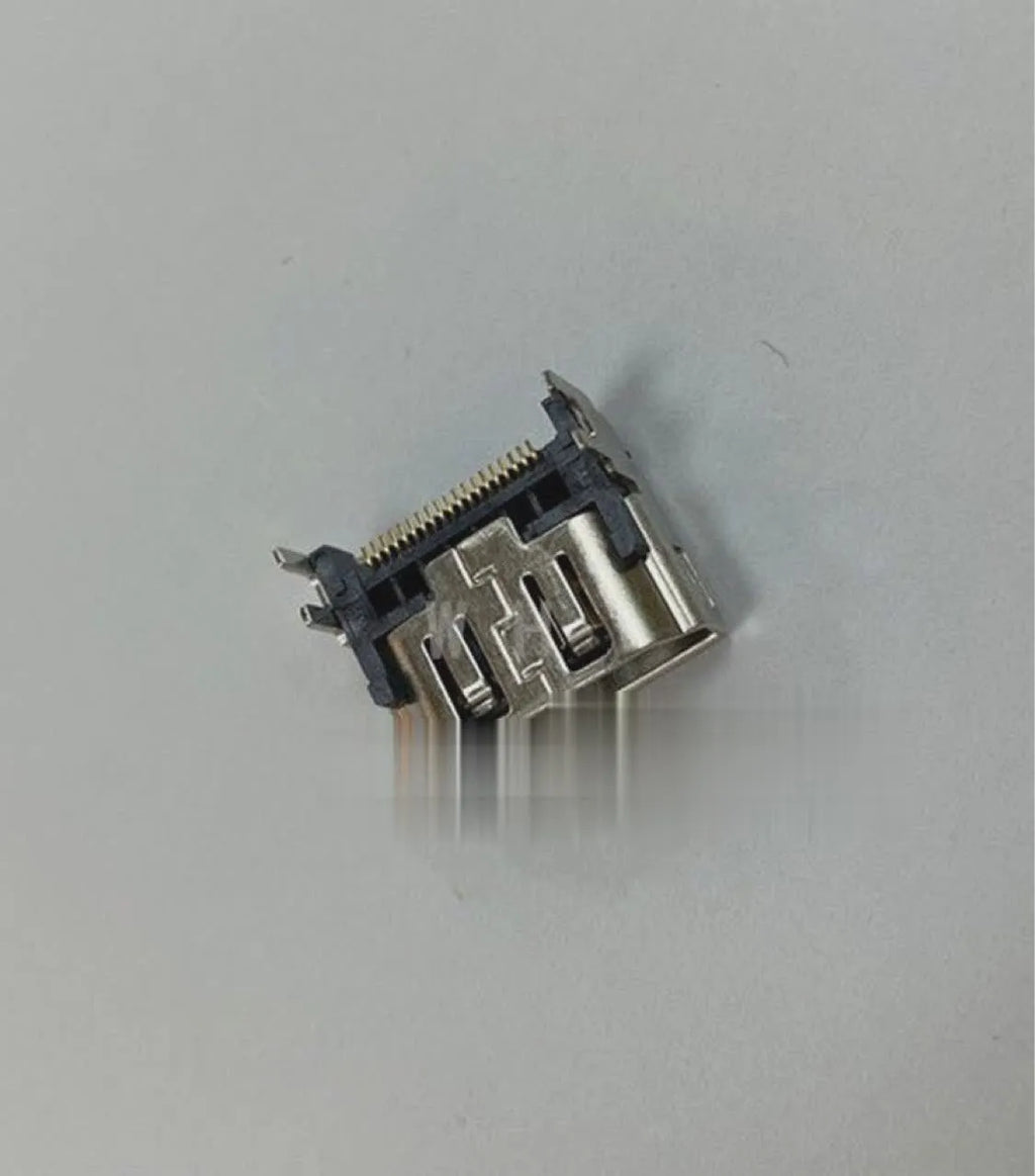 Silver HDMI host interface socket replacement part for gaming console connections