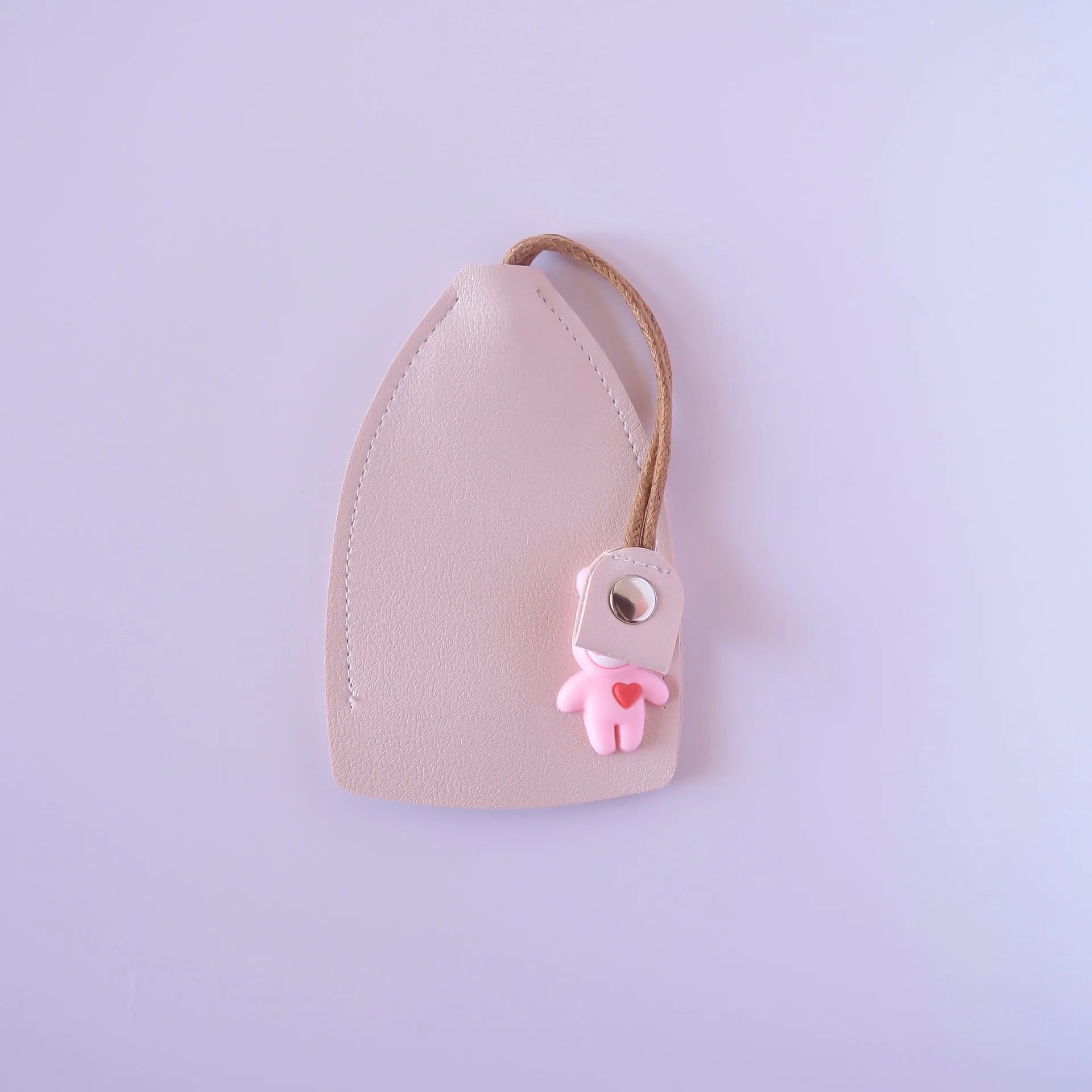 Universal large capacity PU leather car key case with credit card slots in five colour options.