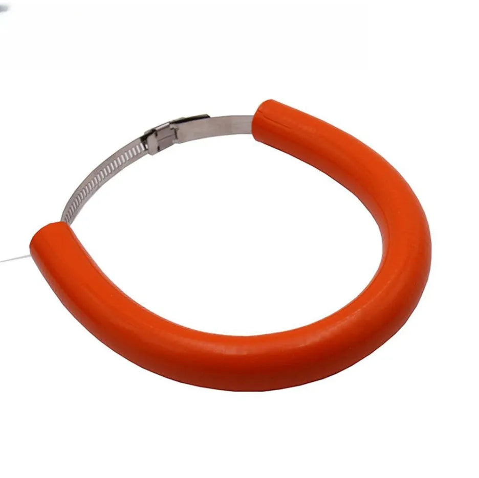 Universal motorcycle exhaust pipe gasket seal ring in black, blue, and orange colour options