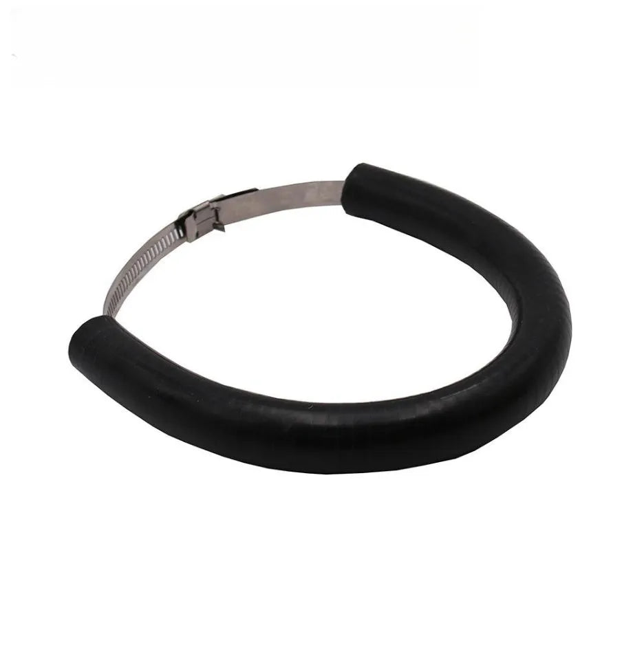 Universal motorcycle exhaust pipe gasket seal ring in black, blue, and orange colour options