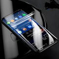 Curved hydrogel screen protector for Samsung smartphones with matte finish