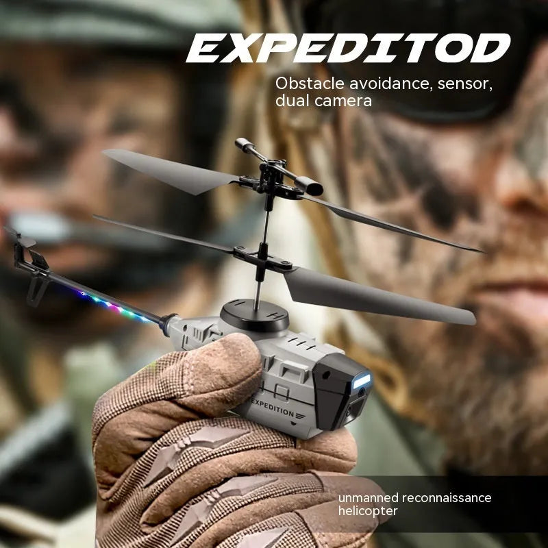Heifeng Reconnaissance UAV toy helicopter with obstacle avoidance feature and gesture controls