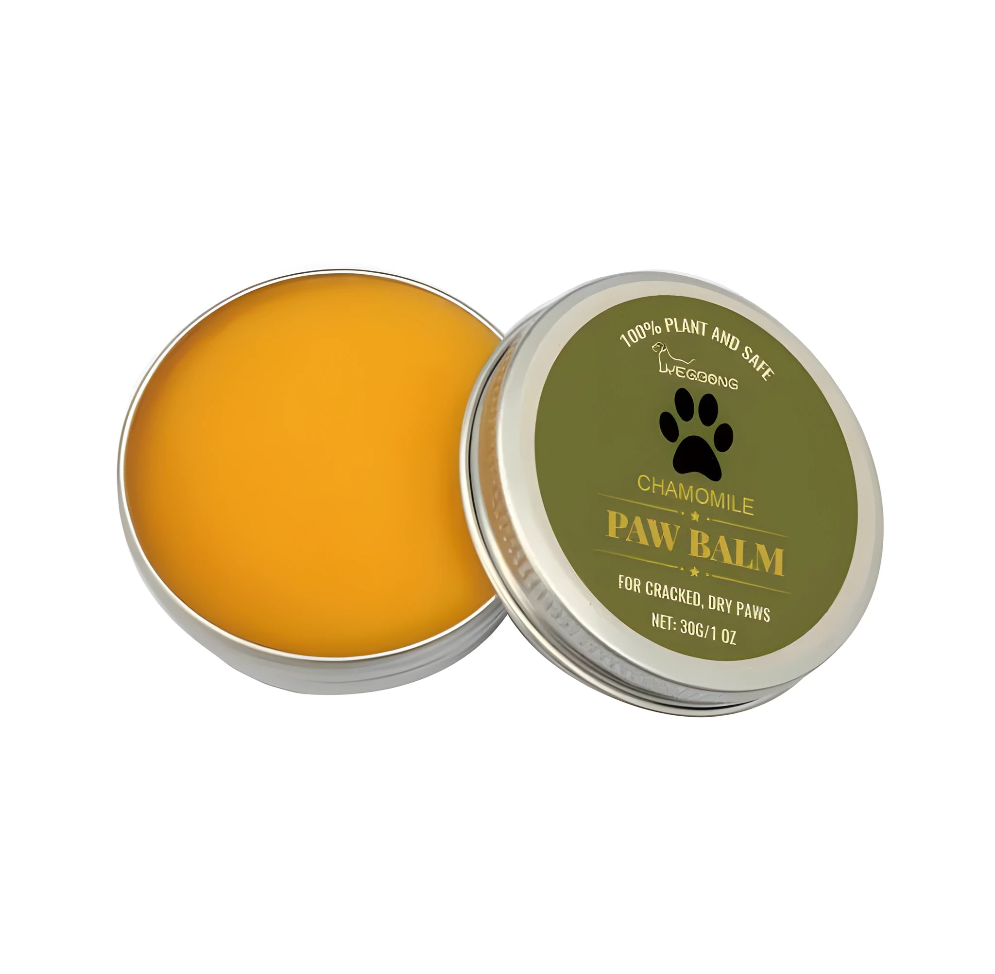 30g tub of paw protection cream for cats and dogs to help prevent dryness