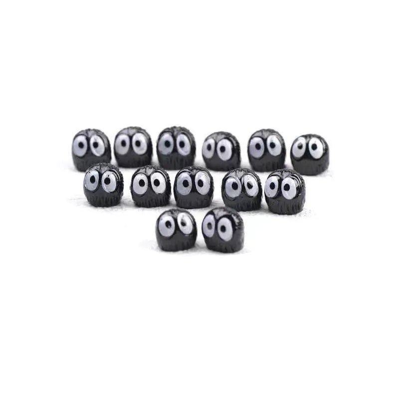 Small resin briquette car decoration with traceless tape for interior attachment