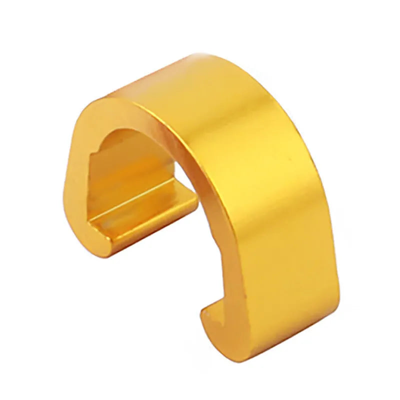 Aluminum alloy C buckle hardware fastener in multiple colours for paracord and keychain projects