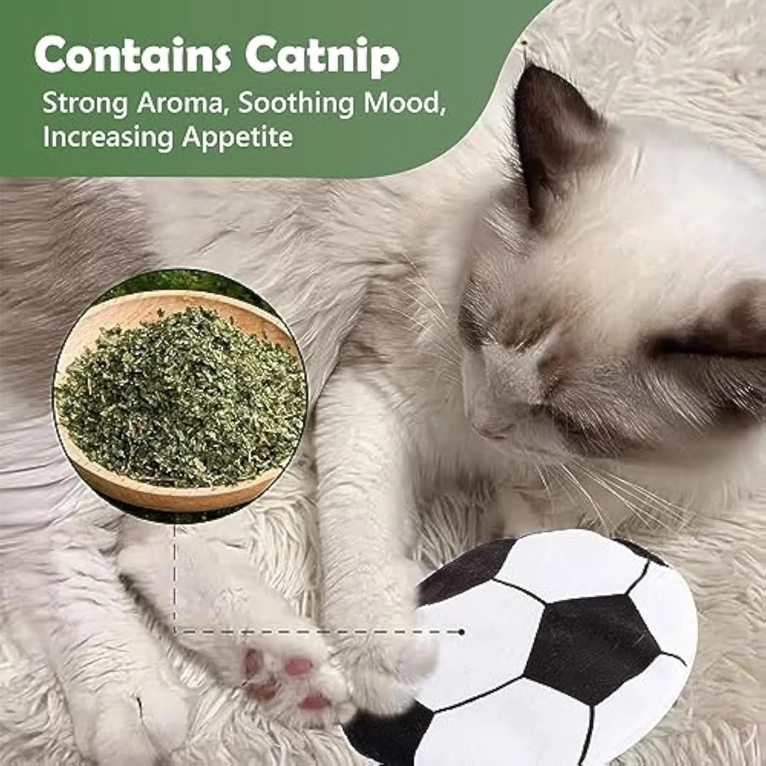 Soft blue plush cat toy shaped like a flying disc with a basketball pattern, measuring 5cm.