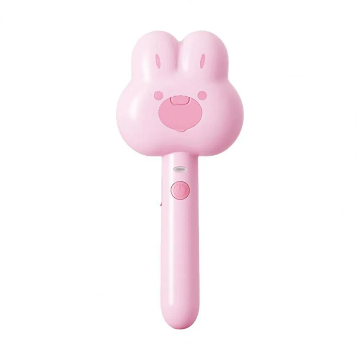 Rechargeable pet grooming steam brush in green colour with cartoon design