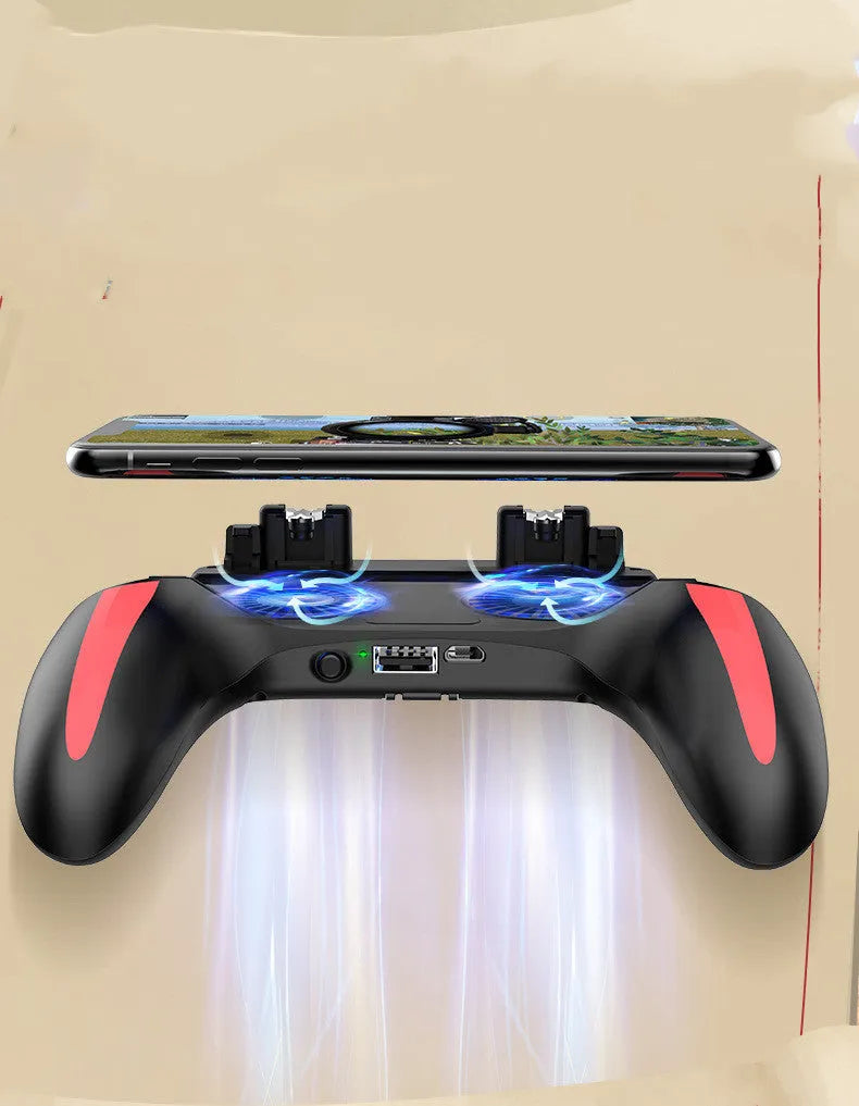 H10 mobile gaming controller for smartphones with touch screen interface.
