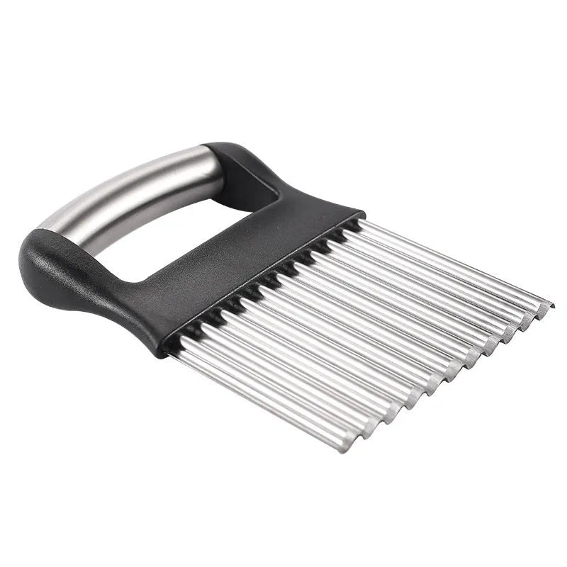 Stainless steel potato wave cutter knife kitchen tool 14cm by 9cm