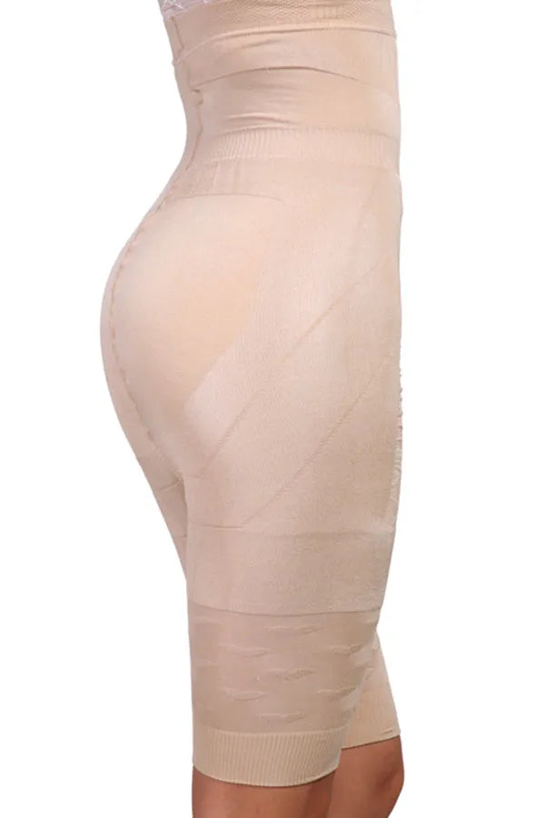 Women's black seamless high waist shapewear short for tummy control