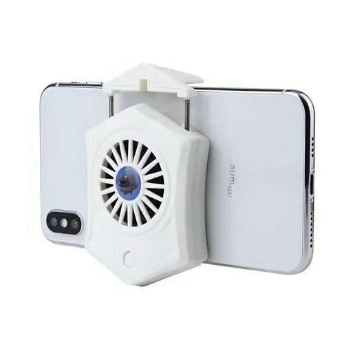 Black USB mobile phone cooling radiator for gaming smartphones and consoles