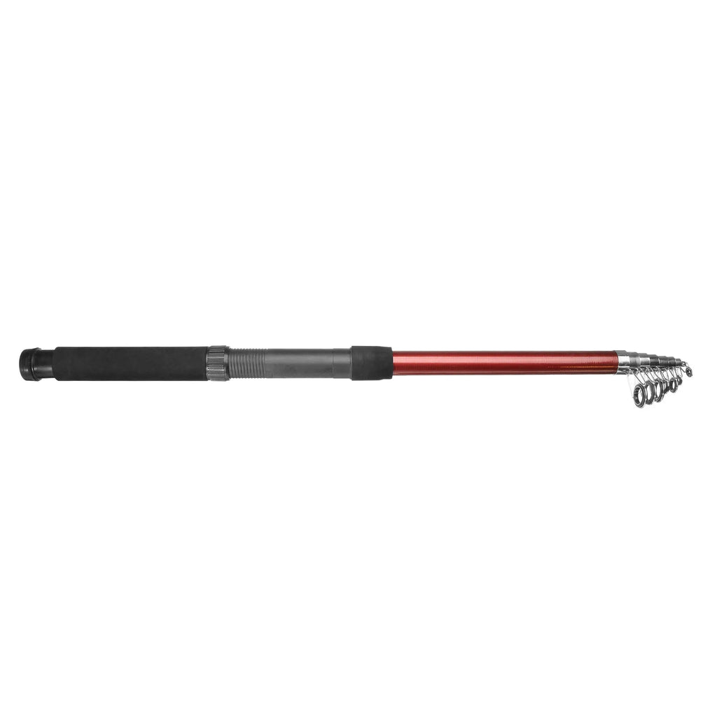LED fishing rod light with telescopic pole and remote control for night fishing illumination