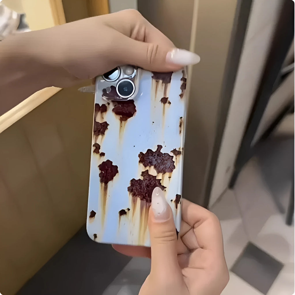 Rust Spot phone case for iPhone 16 Pro, hard shell drop resistant all-inclusive cover
