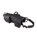 Dog combat vest in 600D nylon waterproof fabric adjustable sizing XS to XL